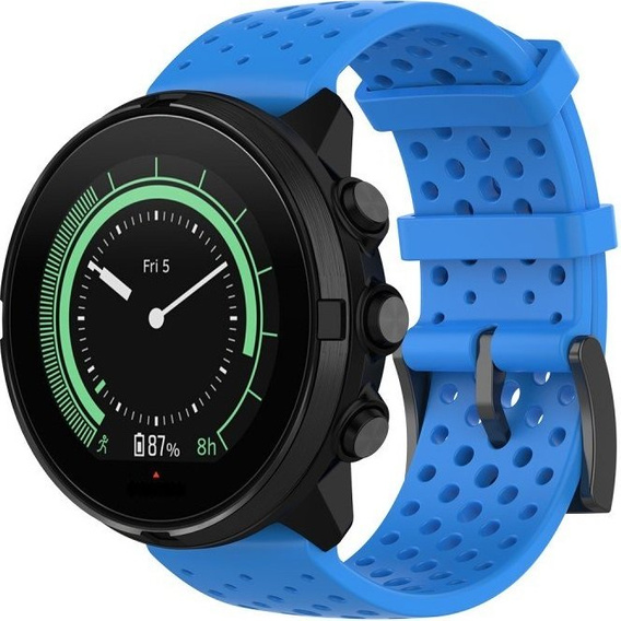 Pasek Silikonowy do Suunto 9 24mm - Niebieski