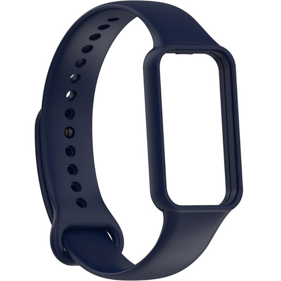 Pasek Silikonowy do Xiaomi Amazfit Band 7, Granatowy