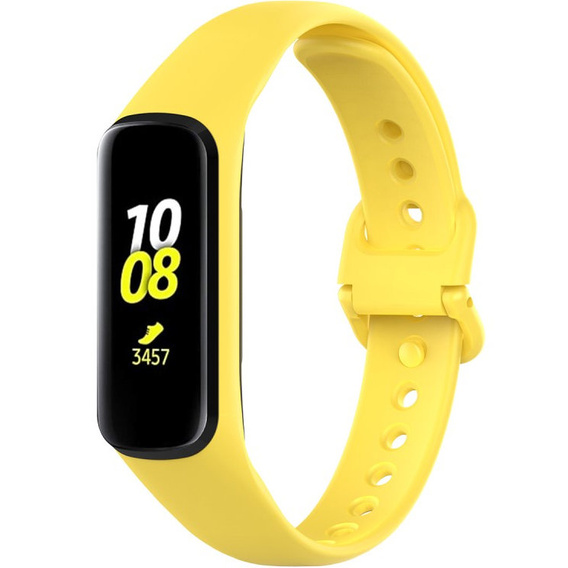 Pasek Silikonowy do Samsung Galaxy Fit 2 SM-R220, Żółty