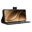 Etui z klapką do Xiaomi Poco F7 Pro, Card Slot, czarne
