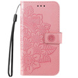 Etui z klapką do Samsung Galaxy A33 5G, Mandala, różowe Rose Gold