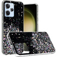 Etui do Xiaomi Redmi 12, Glittery, czarne