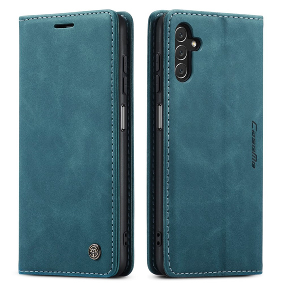 Etui CASEME do Samsung Galaxy A04S / A13 5G, Leather Wallet Case, zielone