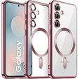 Etui do Samsung Galaxy S25 FE, Electro MagSafe, różowe