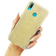 Etui Glitter Case do Huawei Y7 2019, Gold