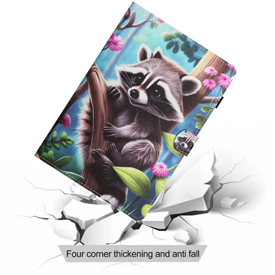 Etui do Xiaomi Redmi Pad 2, z klapką, racoon