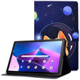 Etui do Lenovo Tab M10 Plus 10.6 Gen 3 TB-125F TB-128F, Stand Case Card Slot, astronaut dog