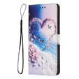 Etui portfelowe do Honor 400 Lite – serce i motyl