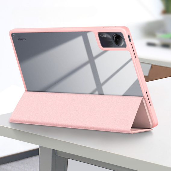 Etui do Xiaomi Redmi Pad SE 11", Smartcase Hybrid, z miejscem na rysik, różowe