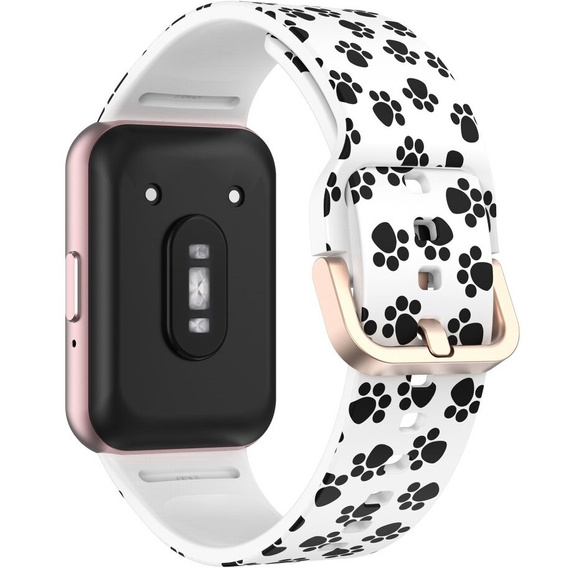 Pasek Silikonowy do Samsung Galaxy Fit 3, Paw