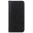 Etui do OnePlus 12 5G, Wallet Litchi Leather, czarne