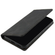Etui do Samsung Galaxy A54, ERBORD Vintage portfel z klapką, czarne