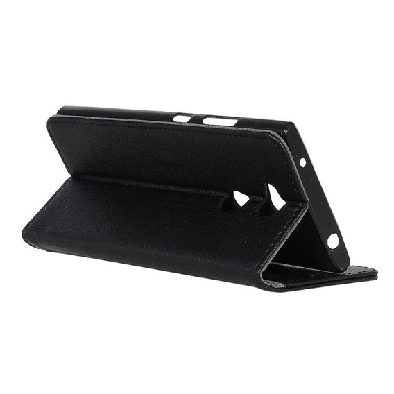 Etui z klapką do Sony Xperia L2, Flexi Book, czarne