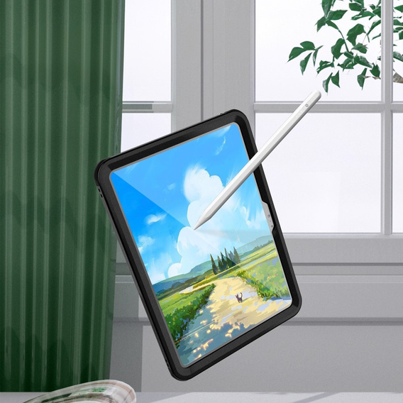 Etui Wodoodporne IP68 do iPad 11" 2025 A16 (11 gen.) / iPad 10.9" 2022 (10 gen.), czarne