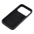 Etui silikonowe do iPhone 17 Pro - kompatybilne z MagSafe, antywstrząsowe, czarne