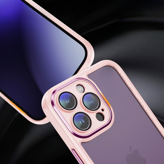 Etui do iPhone 15 Pro Max, ERBORD Impact Guard, różowe