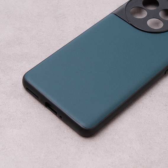 Etui skórzane do OnePlus 11 5G, Obudowa leather hybrid Case, Zielone