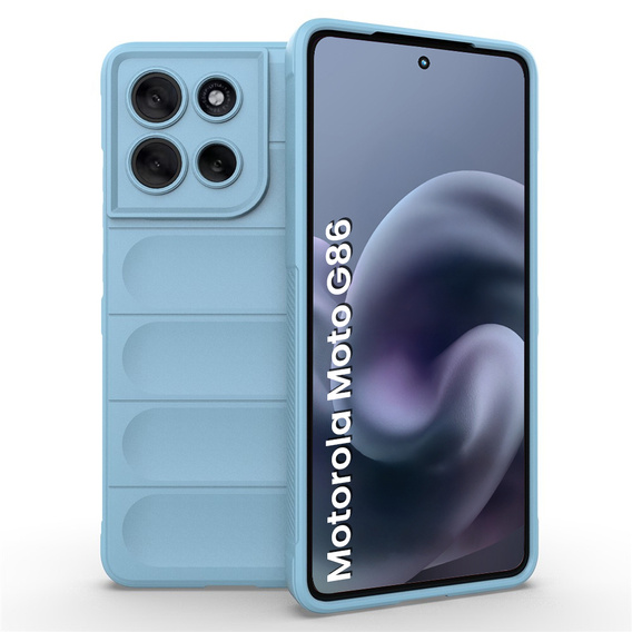 Etui do Motorola Moto G86 Power 5G, Gaming Shockproof, niebieskie