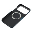 Etui do iPhone 17 Pro Max – magnetyczne z włókna aramidowego, niebieskie