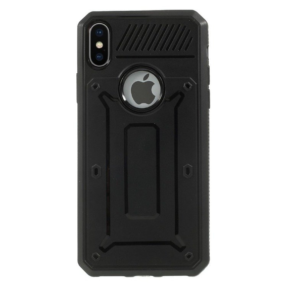 Czarne Etui ARMOR GUARD Case do iPhone X / XS