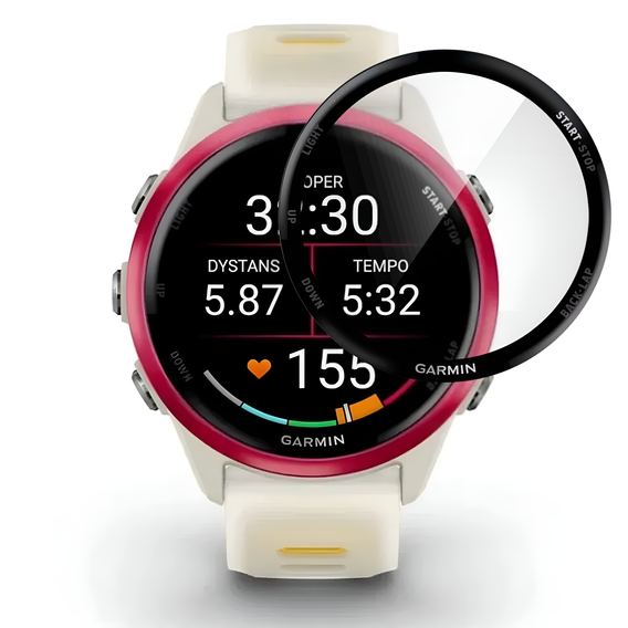 2x Szkło Hybrydowe ERBORD do Garmin Forerunner 570 42mm