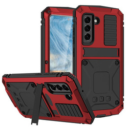 Etui do Samsung Galaxy S21 FE, R-JUST, pancerne, czerwone