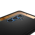 Etui Spigen do Samsung Galaxy S25, Thin Fit Mag, czarne + Szkło hartowane 9H