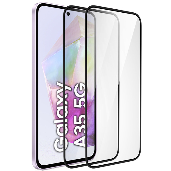 2x Szkło Hybrydowe Ceramic ERBORD do Samsung Galaxy A35 5G