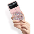 Etui do Xiaomi Poco X4 Pro 5G, Glittery, różowe