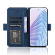 Etui z klapką do Xiaomi Redmi Note 14 4G, Card Slot, granatowe