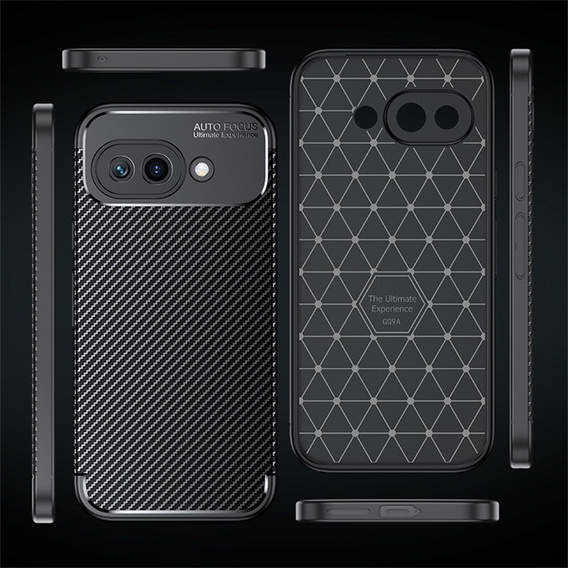 Etui do Google Pixel 9a – karbonowe, czarne