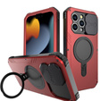 Etui do iPhone 15 Pro Max, DefenderMag, czerwone