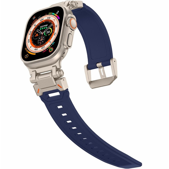 Pasek ERBORD ProTech do Apple Watch 1/2/3/4/5/6/7/8/9/10/11/SE Ultra 1/2/3 42/44/45/46/49mm, Niebieski