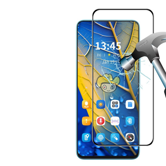ENKAY Szkło Hartowane do Samsung Galaxy A54 5G, czarne