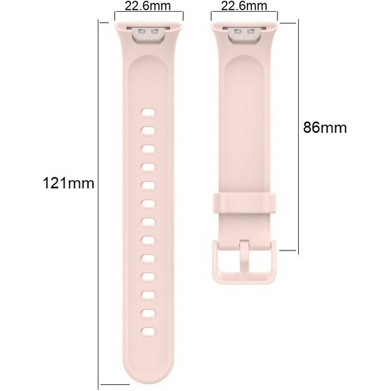 Pasek Silikonowy do Xiaomi Mi Band 7 Pro, Pink