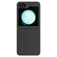 Etui do Samsung Galaxy Z Flip7 FE / Z Flip6, 600D Aramid Fiber Cover, czarne