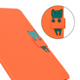 Etui do Lenovo Tab M10 Plus 10.6 Gen 3, z klapką, animal, pomarańczowe