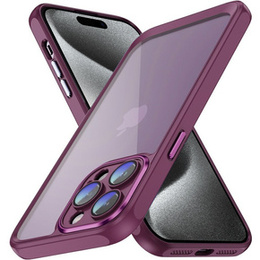 Etui do iPhone 15 Pro Max, ERBORD Impact Guard, bordowe