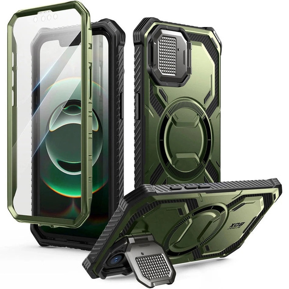 Etui Supcase do Iphone 16E, IBLSN ArmorBox MagSafe, Zielone
