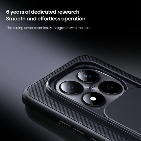 Etui NILLKIN do Xiaomi Redmi Note 15 Pro Plus 5G, Camshield Pro, czarne