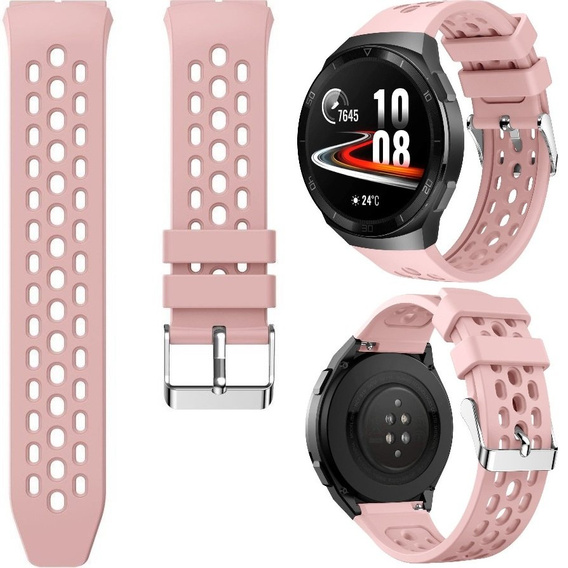 Pasek silikonowy do Huawei Watch GT 2e, Różowy