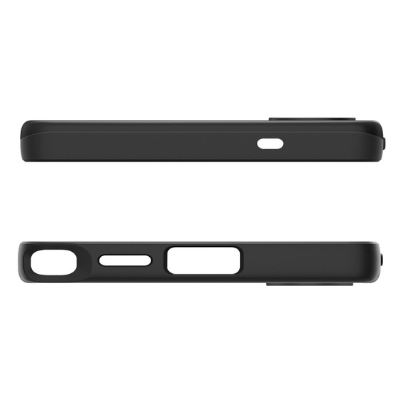 Etui Spigen do Samsung Galaxy S25 Ultra, Thin Fit Mag, czarne + Szkło hartowane 9H
