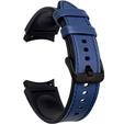 Pasek Skórzany do Samsung Galaxy Watch 4/5/6/7/FE 40/42/43/44/45/46/47mm, Niebieski