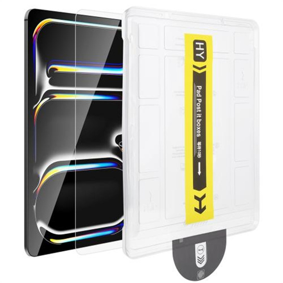 Szkło hartowane HD z narzędziem do automatycznego usuwania kurzu do iPad mini 8.3" 2021 (6 gen.) / iPad mini 8.3" 2024 (7 gen.)