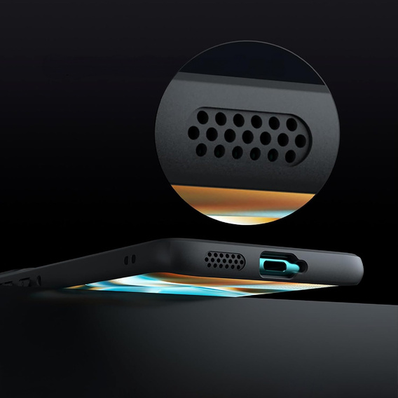 Etui do Motorola Edge 70, do MagSafe, ERBORD Matt Case, czarny