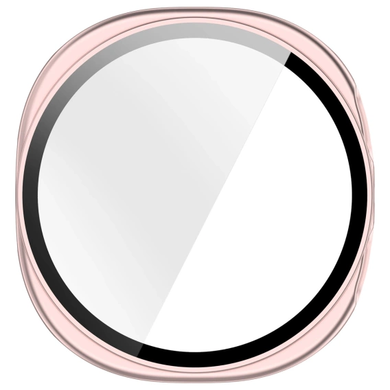 2w1 Etui + Szkło Hartowane do Samsung Galaxy Watch 8 44mm, Różowe