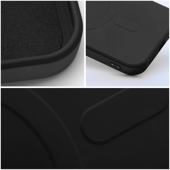 Etui Silicone Mag Cover do iPhone 13, Black