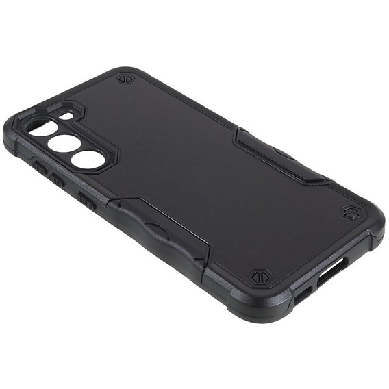 Etui pancerne do Samsung Galaxy S23, Dual-Layer, czarne