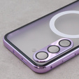 Etui Magnetic Dual Glass MagSafe do Samsung Galaxy S23+ Plus, fioletowe