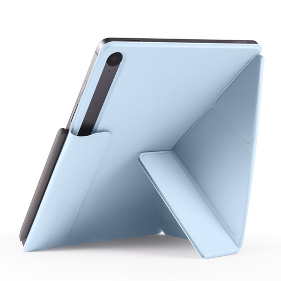 Magnetyczne etui origami do Samsung Galaxy Tab S10 Lite / S10 FE / S9 FE / S9 – baby blue